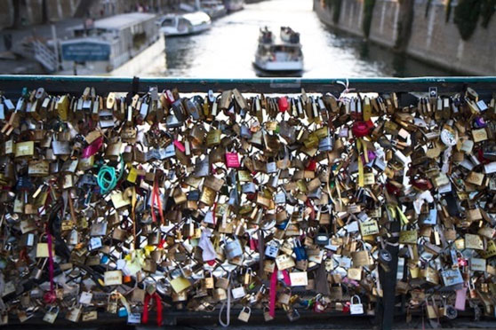Weighing a reported 45 tonnes, the locks on Pont des Arts in Paris were removed this summer by municipal authorities who noted they were causing structural damage to the railings.